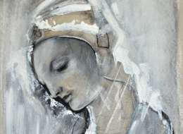 Svetionik Art Filip Dacevac Head  Paper, Mix Media, Combined