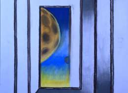 Svetionik Art Nikola Jankovic We Are There Somewhere Pastel Charcoal Paper